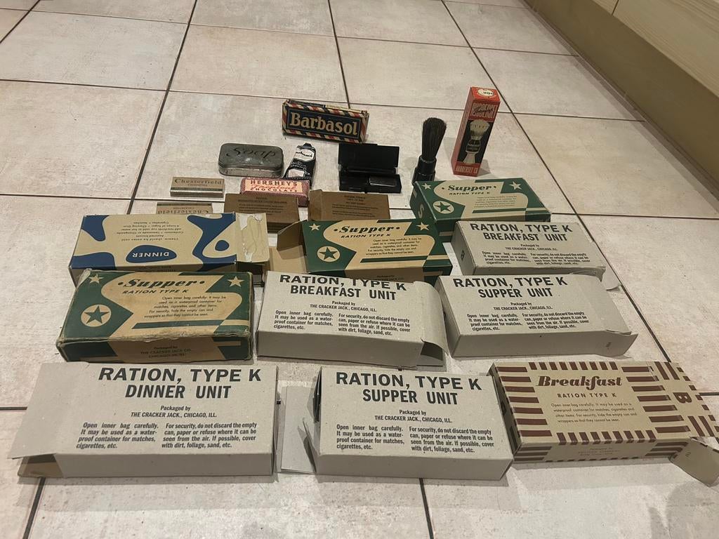 US rations& orginele US scheerset, Ophalen of Verzenden