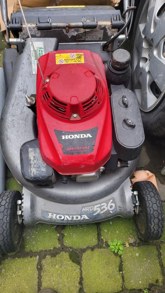 Proffesionele grasmaaier hrd 536 met rol, Tuin en Terras, Ophalen