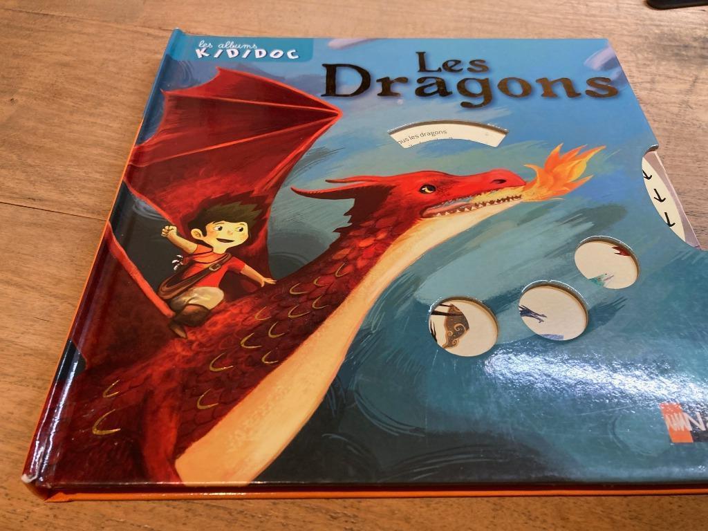 Kididoc-albums: Dragons, Boeken, Ophalen of Verzenden, Zo goed als nieuw, Editions Nathan, Sprookjes