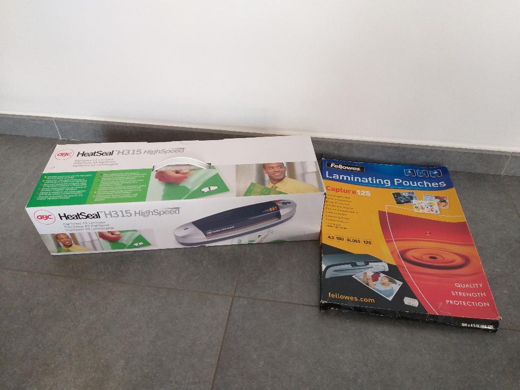 Plastifieuse A3 HeatSeal H315, Enlèvement