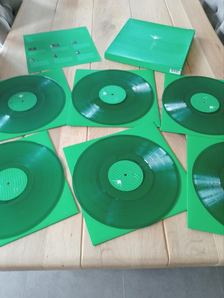 Rare lp Cocoon coffret 6x12" vinyle vert 2007 complet, Enlèvement ou Envoi, Utilisé, 12 pouces, Techno ou Trance