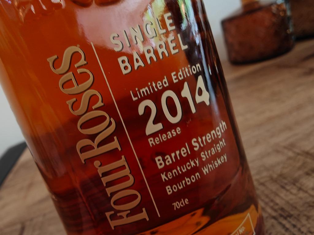Four Roses Single Barrel  Limited Edition 2014 Release 54%, Verzamelen, Wijnen, Nieuw, Overige typen, Overige gebieden, Vol, Ophalen of Verzenden
