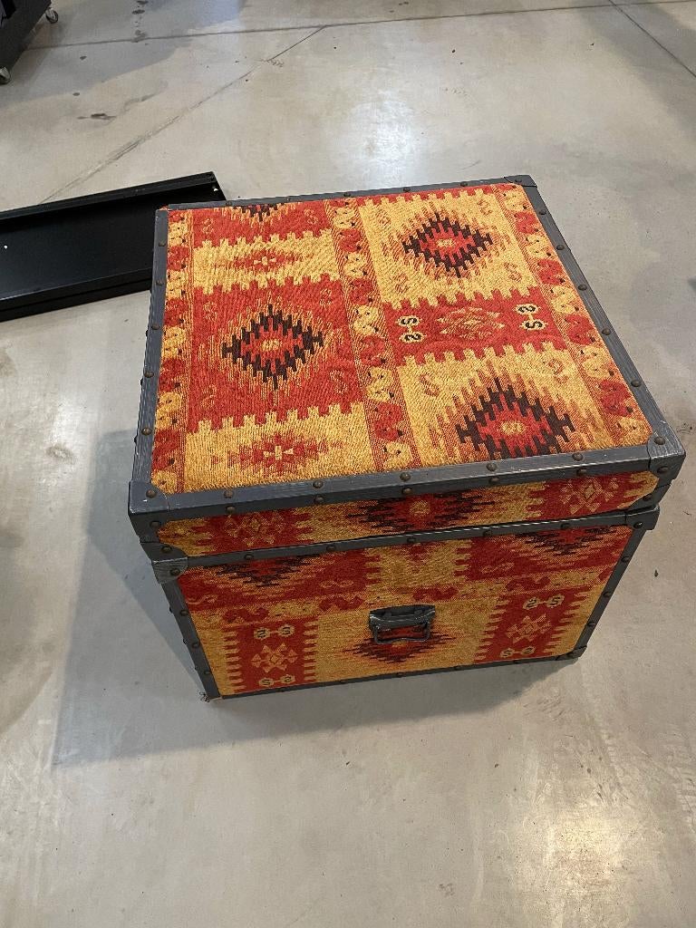 Boîte de rangement robuste en kilim et étui de transport, Musique & Instruments, Boîtiers & Valises, Enlèvement, Comme neuf, Autres instruments