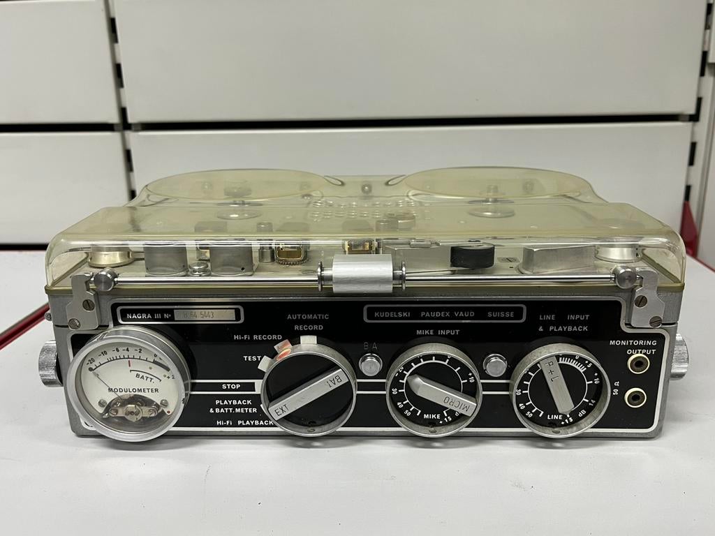Nagra III Kudelski + Mixer BMT-3 bandrecorder, Ophalen, Bandrecorder