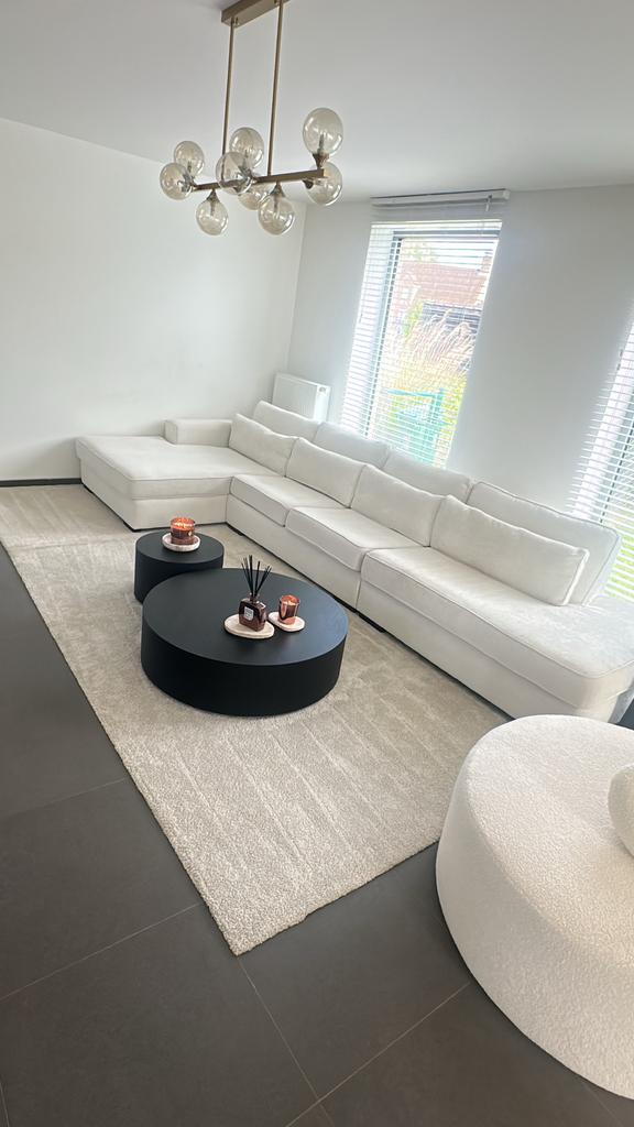 XXL hoekzetel – comfortabel & stijlvol – topstaat, Ophalen, Gebruikt, Stof, Teddy stof