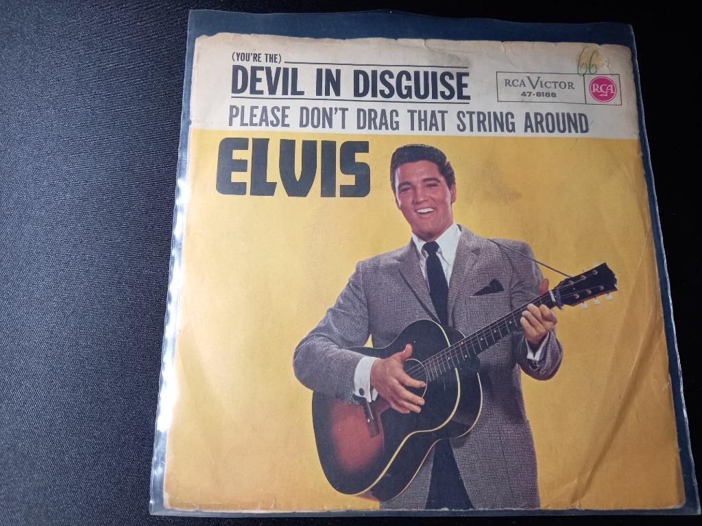 Elvis – (You're The) Devil In Disguise '7 Als nieuw !, Overige genres, 7 inch, Single, Ophalen of Verzenden