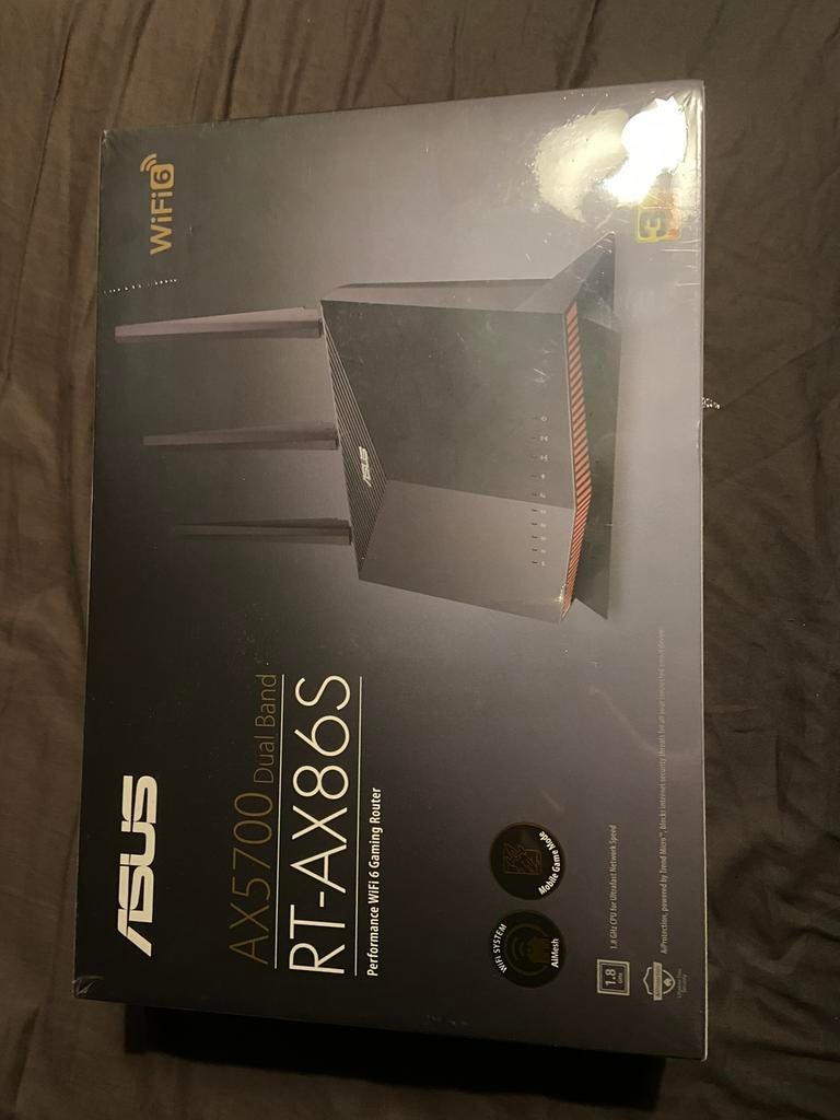 Asus RT-AX86S Gaming Router NIEUW!!, Computers en Software, Ophalen, Router