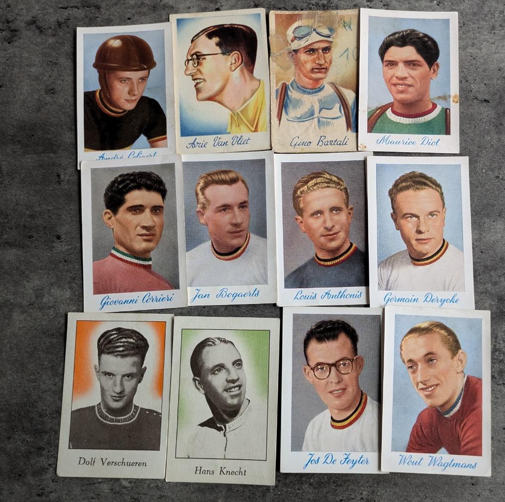 DE BEUKELAAR WIELRENNERS 12X PRENTEN CHROMO, Verzenden