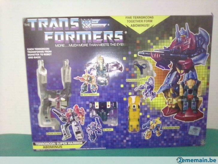 ✅ Rare Transformers G1 Decepticons Abominus en Boite 100%, Enlèvement ou Envoi, Utilisé