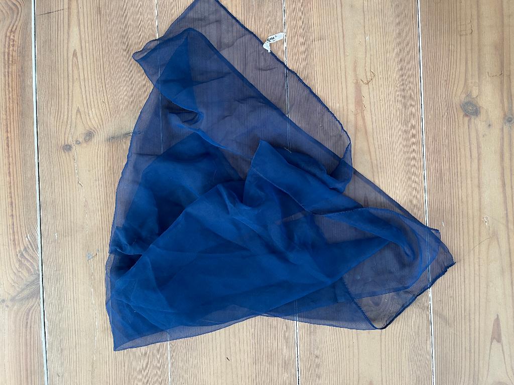 Sjaal blauw, Kleding | Dames, Ophalen of Verzenden, Zo goed als nieuw, Sjaal