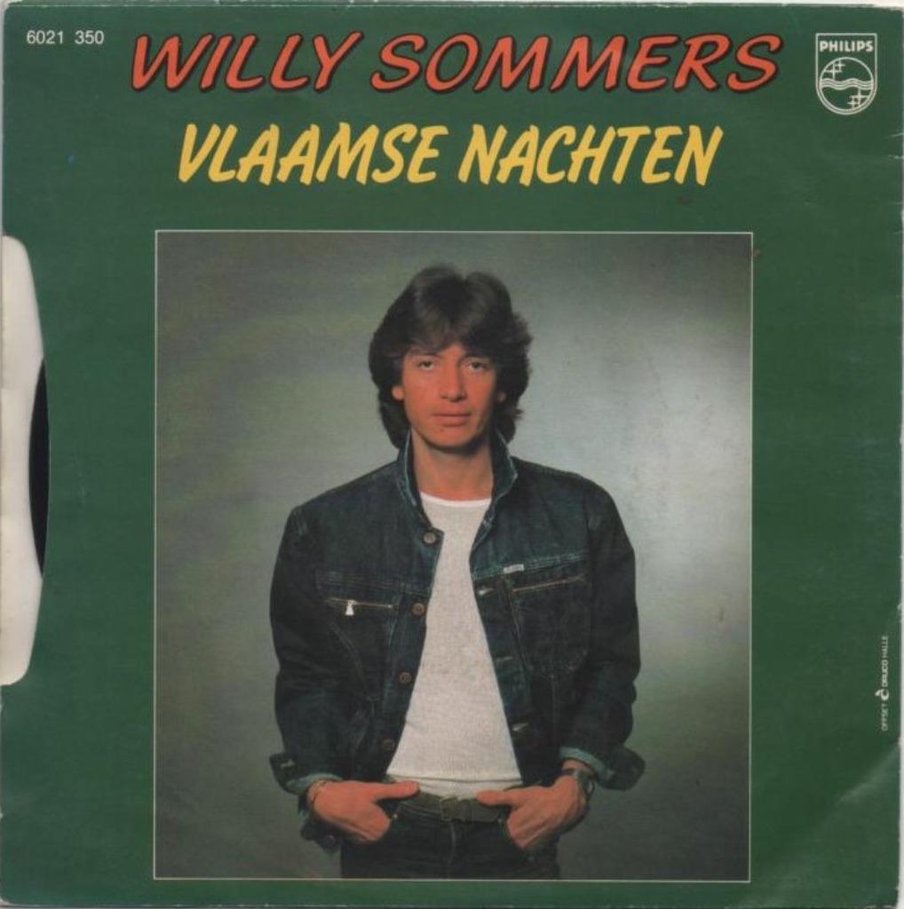 45t Willy Sommers - Vlaamse Nachten & Dallas (Nieuwstaat), Cd's en Dvd's, Vinyl | Nederlandstalig, Ophalen of Verzenden, Zo goed als nieuw