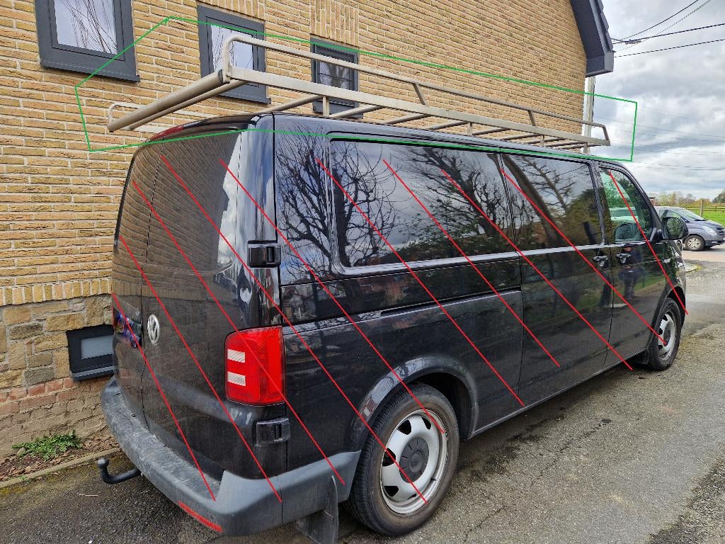 VW Tranporter L2 inox Dakrek / Porte bagage / imperiaal, Enlèvement, Comme neuf