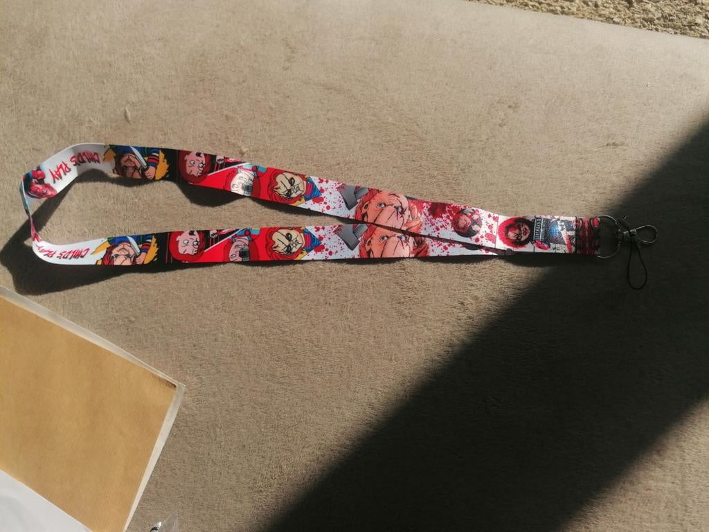 Child's play chucky lanyard keycord, Envoi