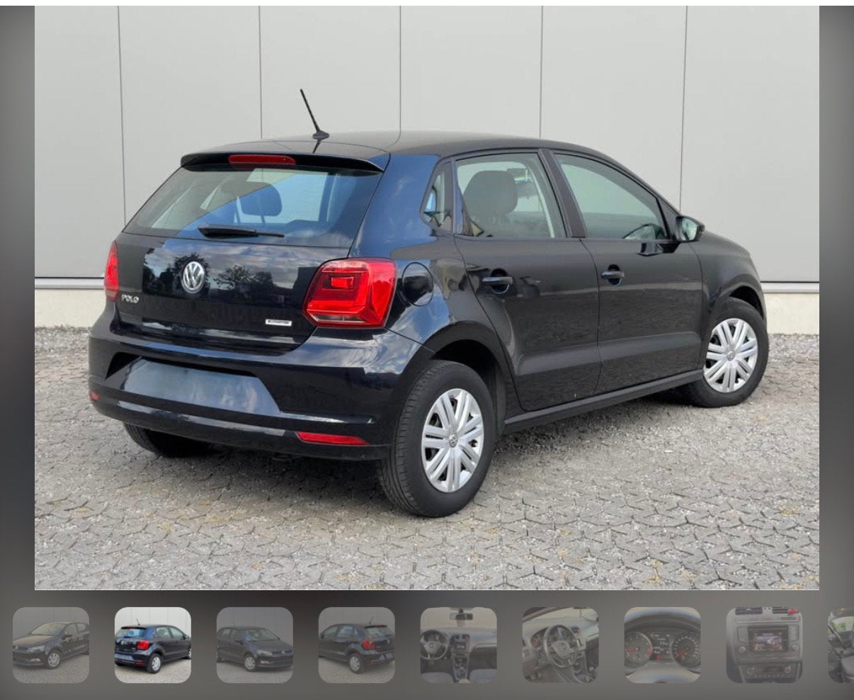 Polo Bleumotion 1.0, Auto's, Voorwielaandrijving, Stof, Euro 6, Zwart