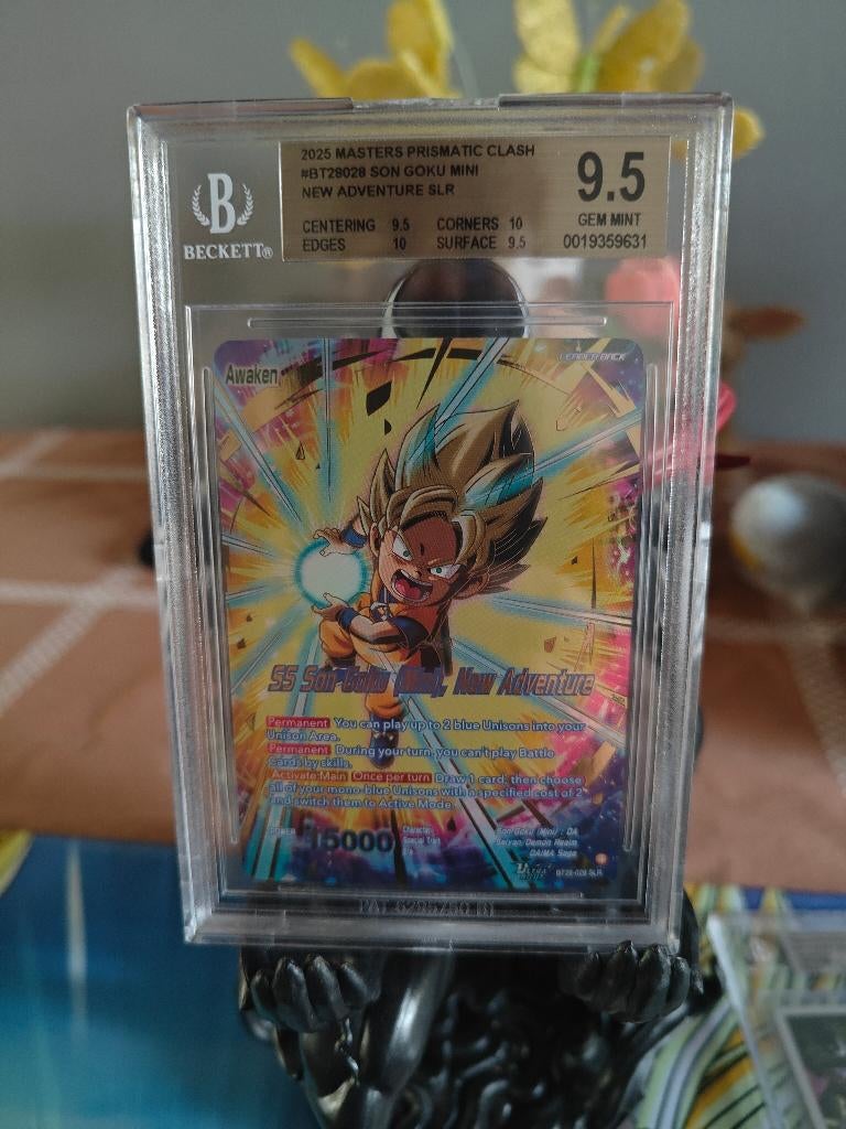 SS Son Goku (Mini), new adventure BT28-028 SLR BGS 9,5, Verzamelen, Ophalen of Verzenden