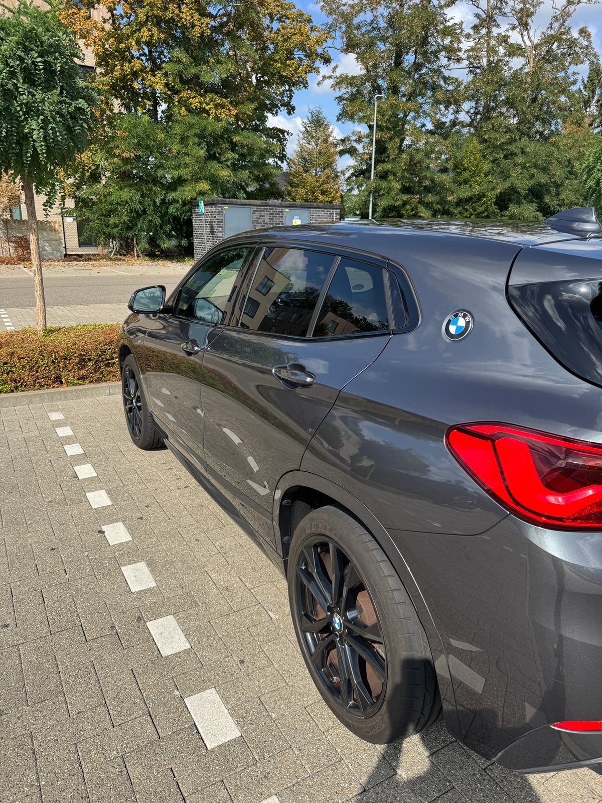 BMW X2 sDrive 18d M PACK 2020, Autos, Cuir, Argent ou Gris, Entretenue par le concessionnaire, Noir