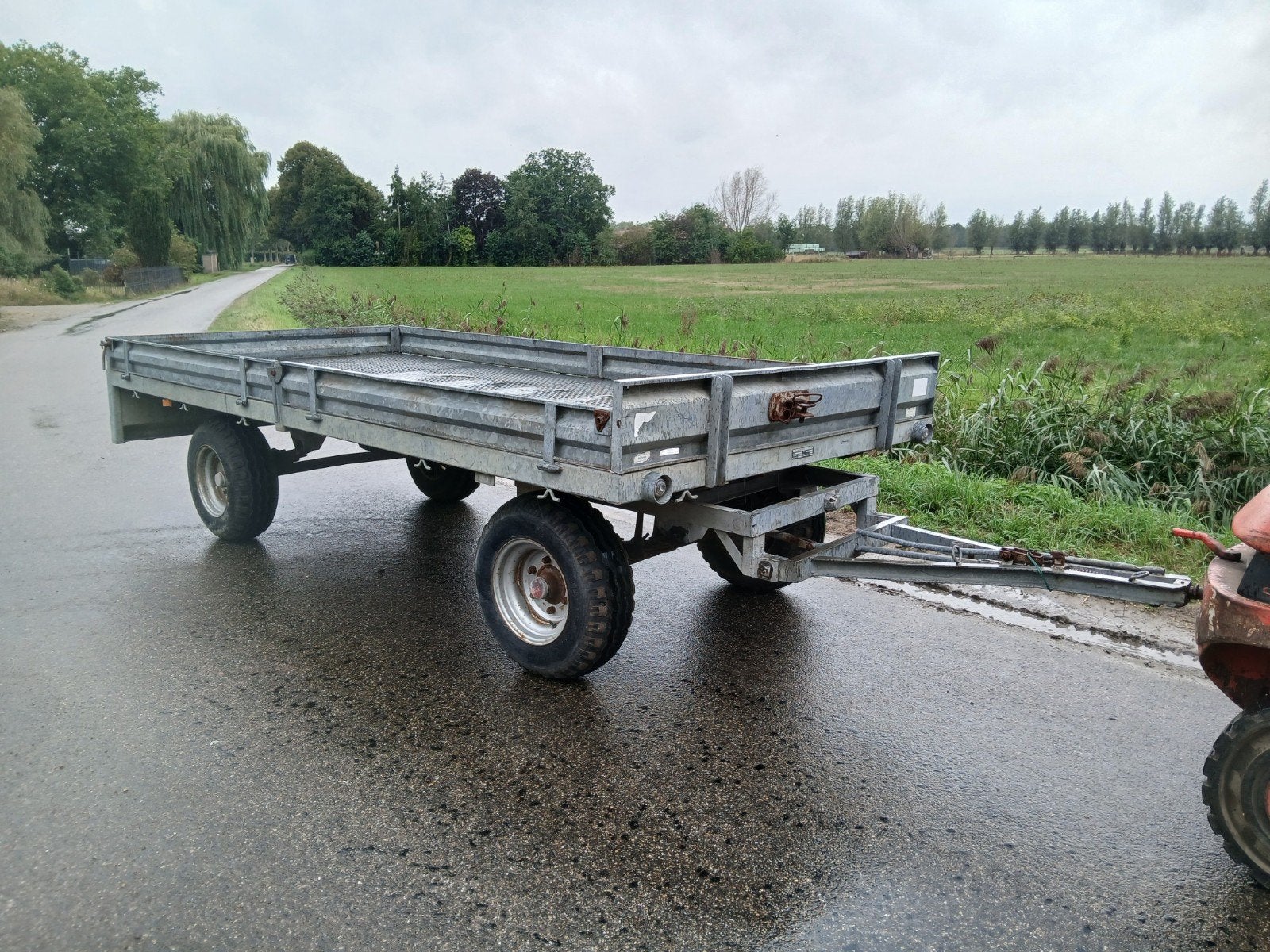 landbouw wagen, Ophalen