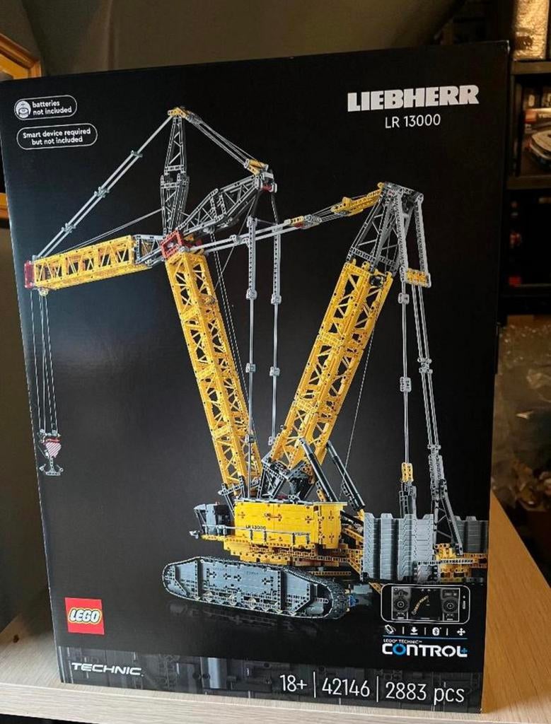 Lego Liebherr rupsbandkraan 42146, Ophalen, Nieuw, Complete set, Lego