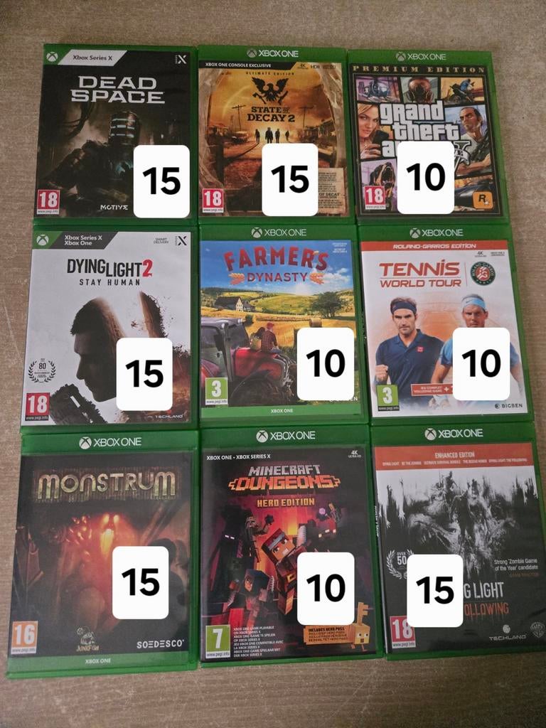 Xbox spelletjes, Ophalen