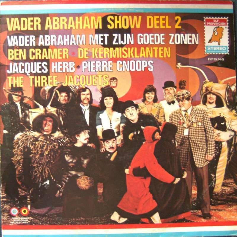 LP Vader Abrahamshow deel 2, LP, Beschermende buitenhoes, Ophalen of Verzenden, Zo goed als nieuw