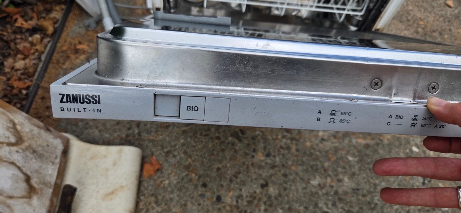Zanussi inbouw vaatwas, Elektronische apparatuur, Ophalen, Inbouw
