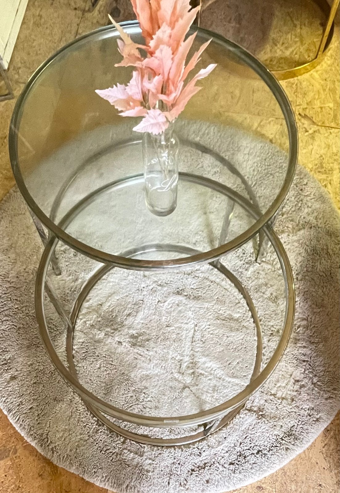 Table salon en miroir, Enlèvement, Comme neuf