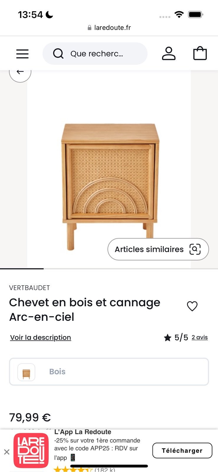 Nachtkastje, Ophalen of Verzenden, Zo goed als nieuw