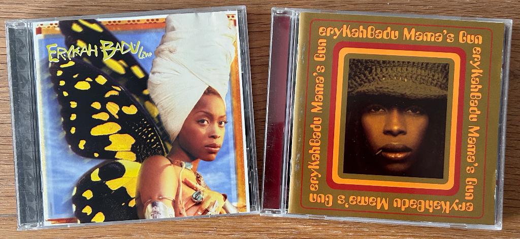 ERYKAH BADU - Mama's gun & Baduizm live ( 2 CDs ), Cd's en Dvd's, Cd's | R&B en Soul, Verzenden, 1990 - 1999, Gebruikt, Soul of Nu Soul