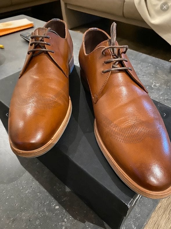 Leren Schoenen Floris van Bommel, Ophalen, Bruin, Floris van Bommel, Zo goed als nieuw