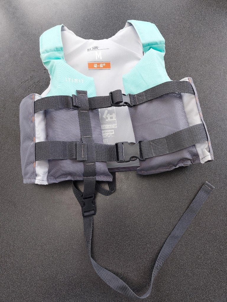 Zwemvest 50N+, medium, 40-60kg, Sports nautiques & Bateaux, Vêtements nautiques, Enlèvement, Comme neuf, Gilet de sauvetage ou Brassière