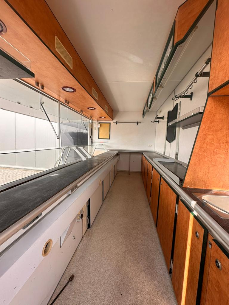 Verkoopwagen borco hohns 451x230 marktwagen koelvitrine, Auto diversen, Aanhangers en Bagagewagens, Ophalen of Verzenden