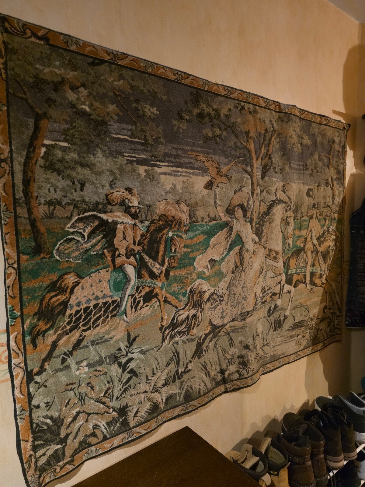 Handgeweven wandtapijt, Antiek en Kunst, Ophalen