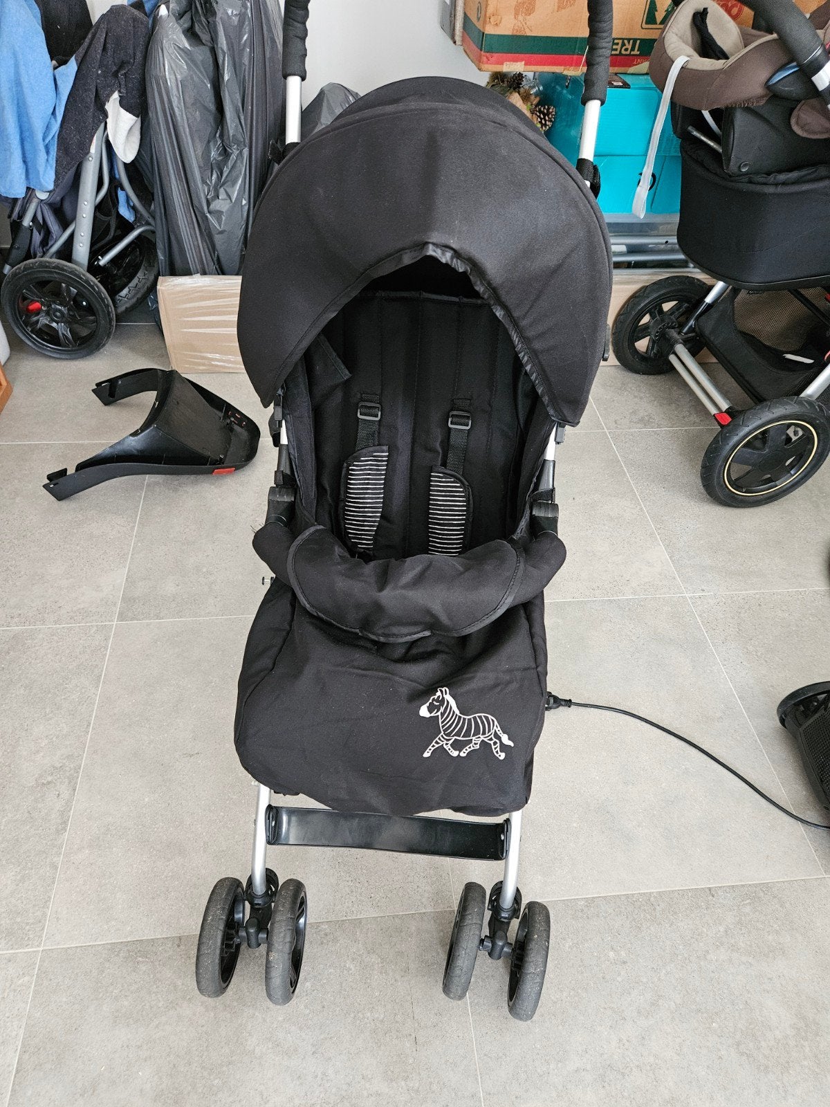 plooibuggy, Ophalen, Gebruikt
