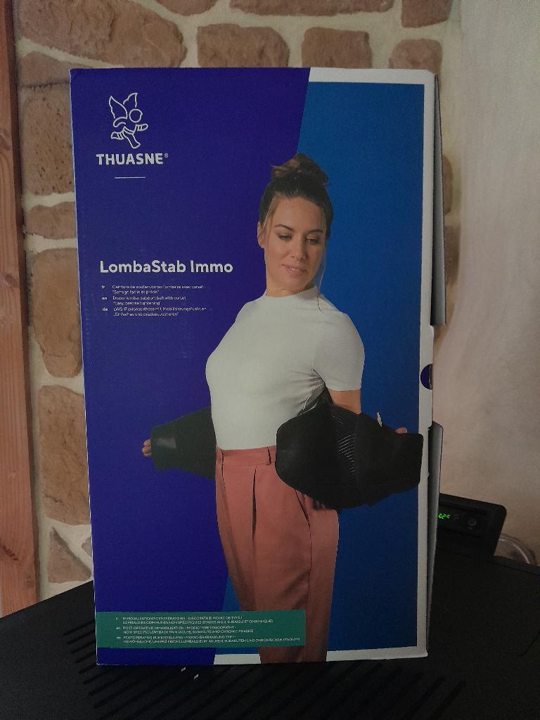 Ceinture Dorso-lombaire, Enlèvement ou Envoi, Neuf, Noir, Ceinture