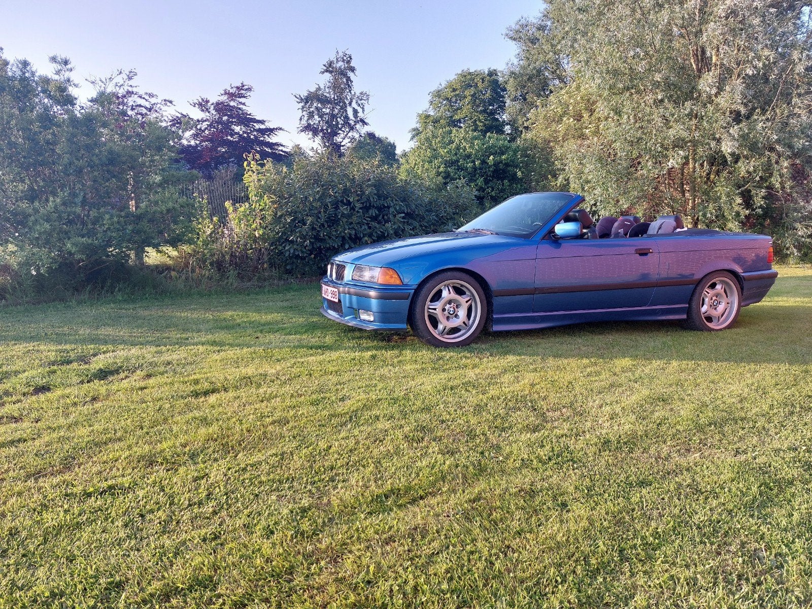 bmw 325i e36 cabriolet avec toit rigide, Autos, Cuir, Achat, 2500 cm³, Cabriolet