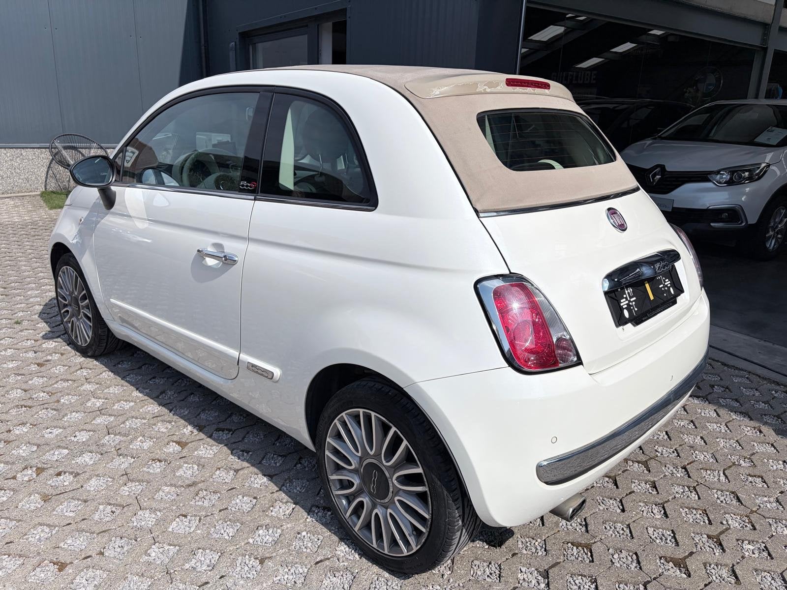 Fiat 500C Cabrio - Benzine, Autos, Fiat, Cuir, Achat, 4 cylindres, Blanc