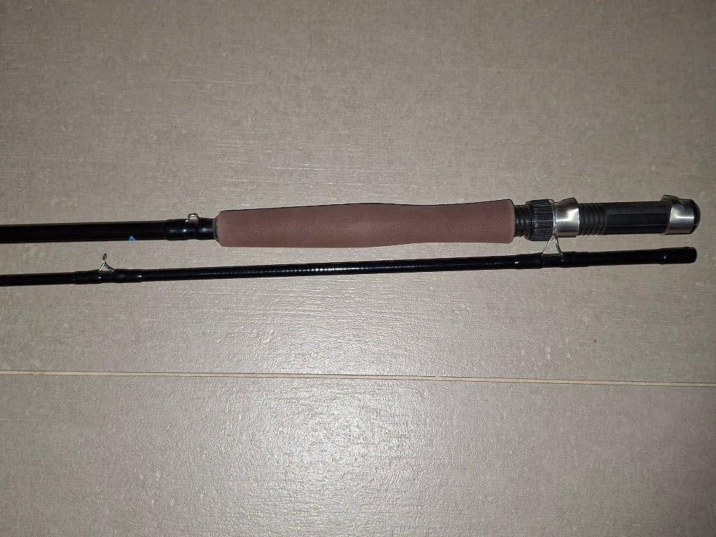VLIEGVISHENGEL STEAD FAST STREAMFLY 350, Enlèvement, Comme neuf, Canne à lancer