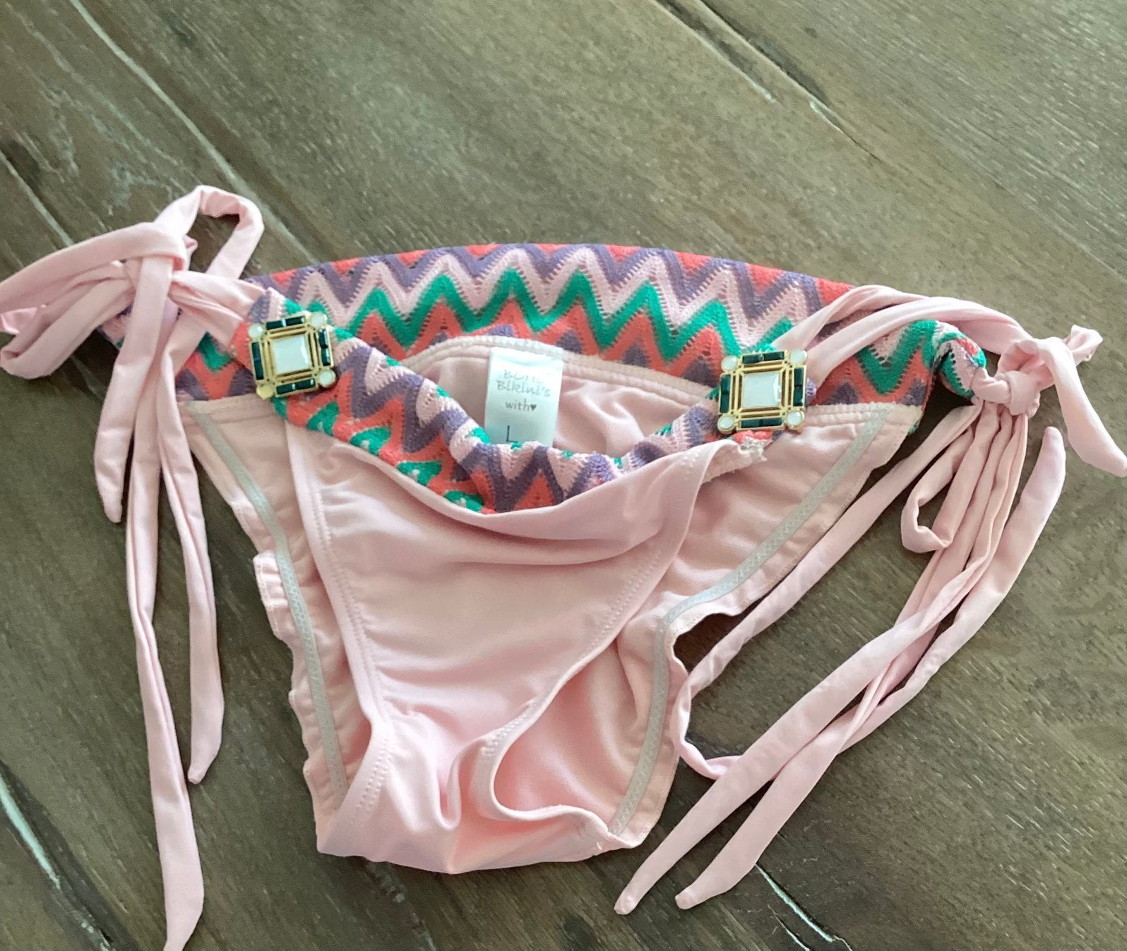NIEUWE BOHO BIKINI SLIP,MAATL,MOOI!!!, Kleding | Dames, Badmode en Zwemkleding, Ophalen of Verzenden, Nieuw, Roze, Bikini