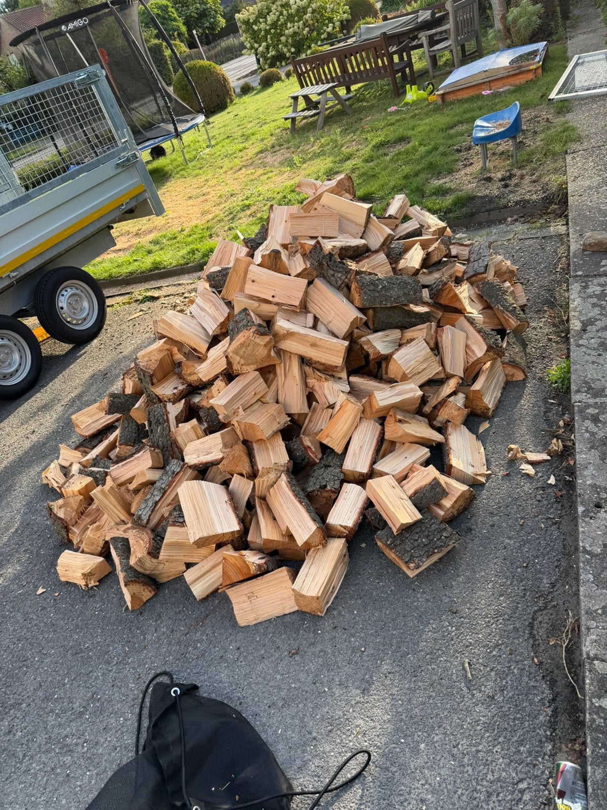 Brandhout gekliefd spar, Moins de 3 m³, Enlèvement, Autres essences de bois, Bûches