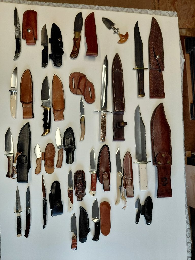 Couteaux - artisans - collection, Antiquités & Art, Enlèvement