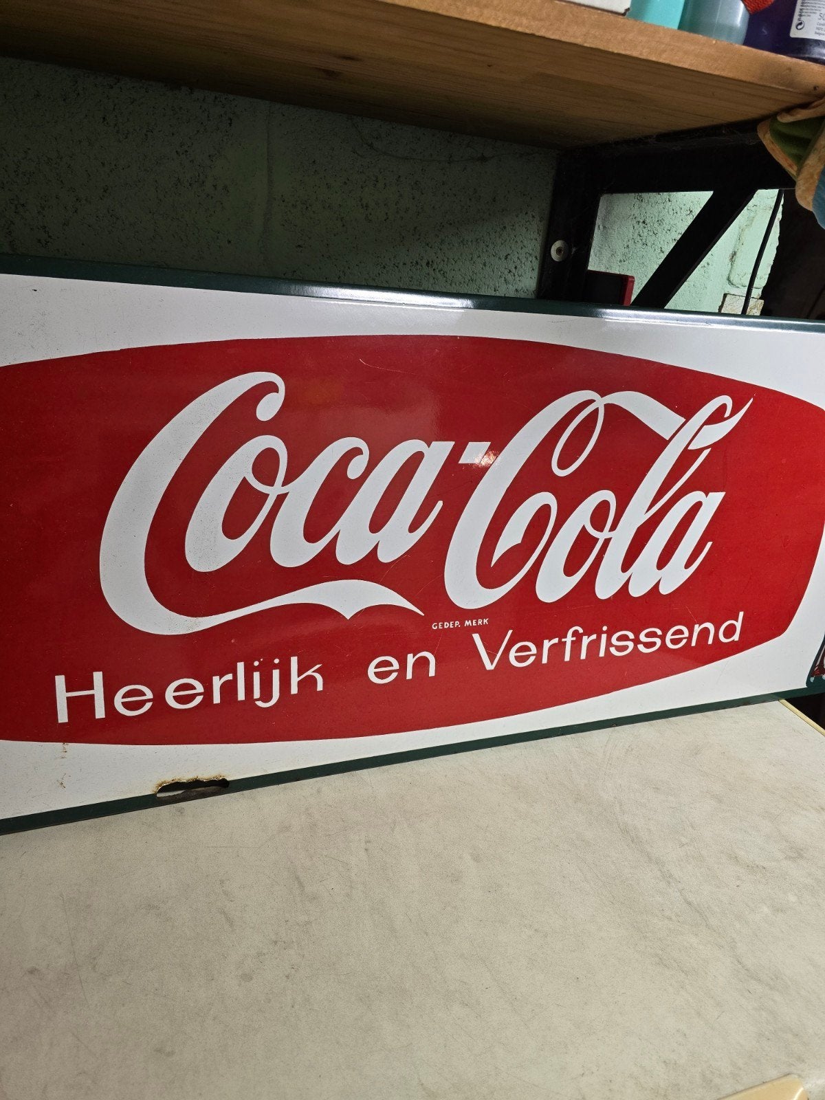 plaque émaillé coca cola, Collections, Enlèvement