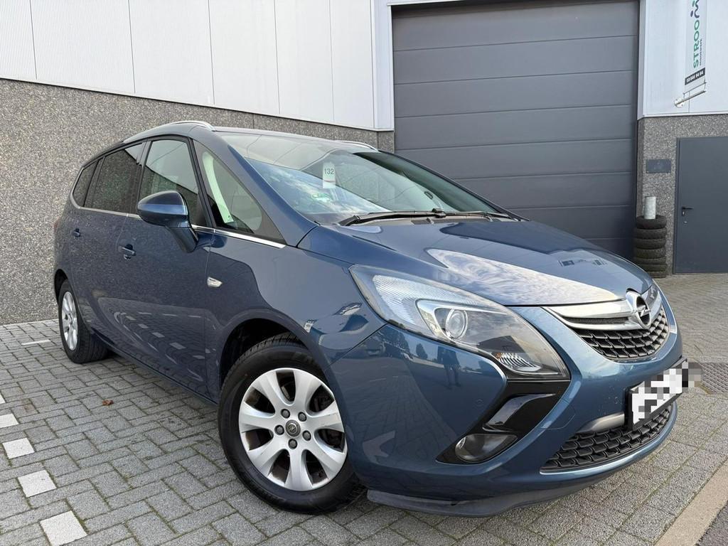 Opel Zafira 1.4 Benzine | 7 zit | Trekhaak | Navigatie, Auto's, Voorwielaandrijving, Monovolume, Gebruikt, 7 zetels