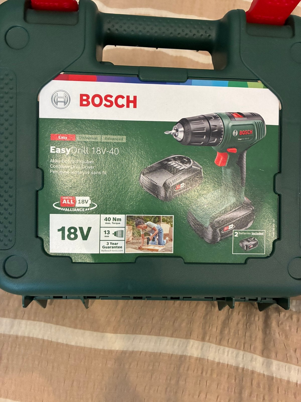 Bosch Easydrill 18V-40, Bricolage & Construction, Outillage | Foreuses, Enlèvement ou Envoi, Neuf, Perceuse