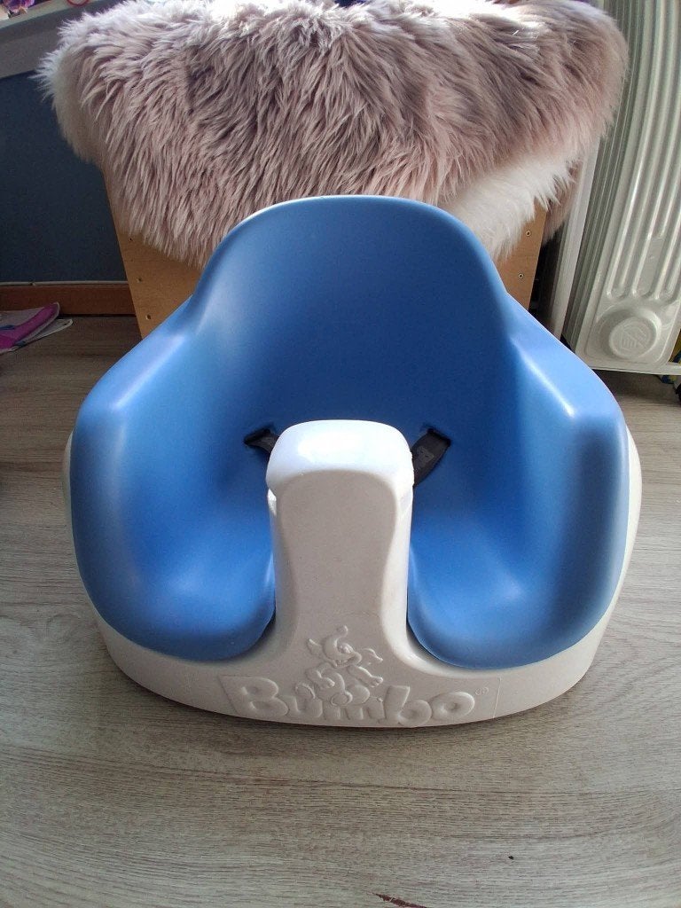 Babyzitje bumbo met tafeltje, Ophalen, Gebruikt, Overige typen, Afneembaar eetblad