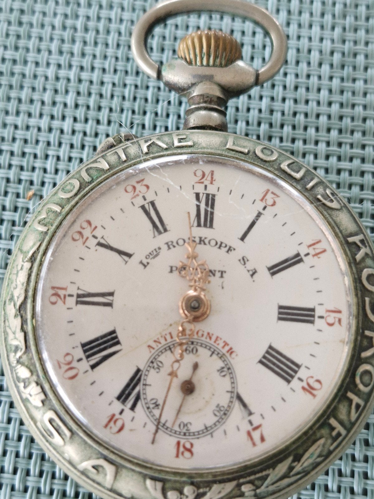 zakhorloge roskoph, Handtassen en Accessoires, Horloges | Heren, Ophalen of Verzenden, Zakhorloge