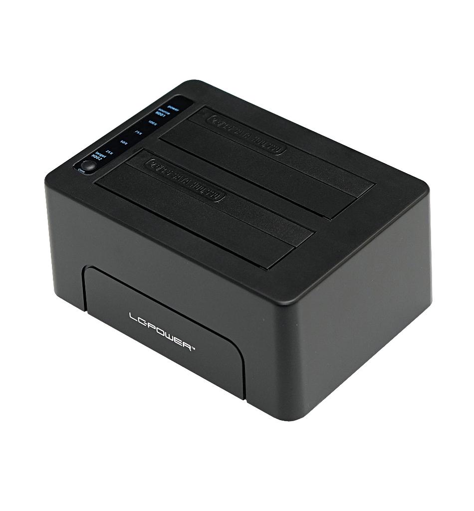 Docking Station USB-C Dual 2.5''/3.5'' SATA Cloning, Enlèvement ou Envoi, Neuf