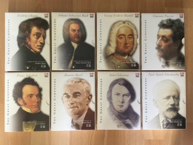 Dvd’s The Great Composers, CD & DVD, Enlèvement ou Envoi
