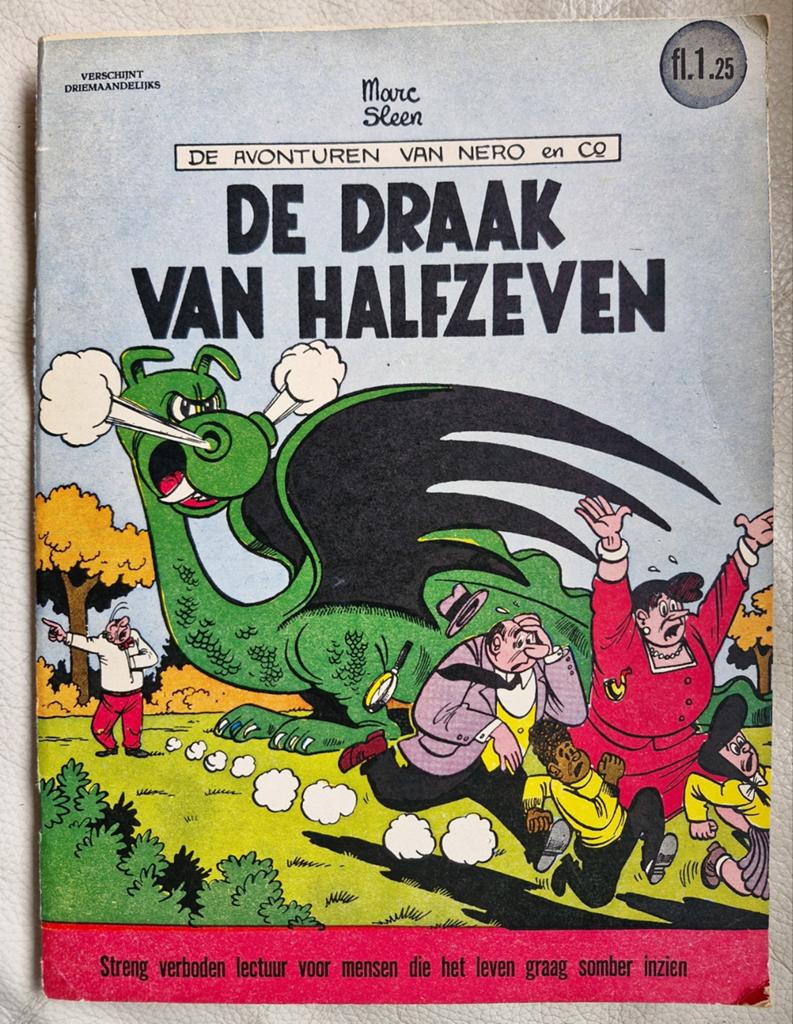Nero Marc Sleen De draak van Halfzeven, Eén stripboek, Ophalen, Gelezen, Marc Sleen