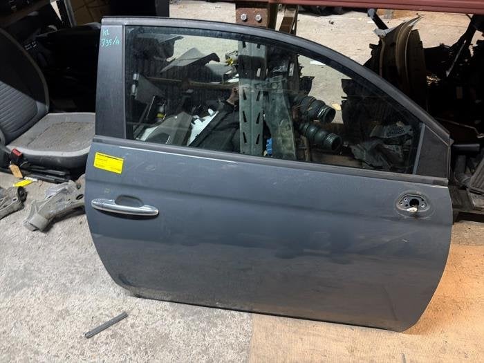 Portière 2portes droite d'un Fiat 500 (500 07-) (735A), -, 3 mois de garantie, Utilisé, Porte