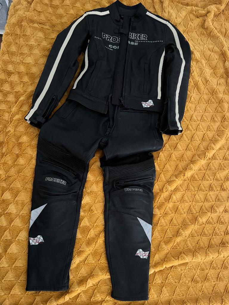 Motorpak, leder, dames, zwart, Probiker, Ophalen, Combipak, Nieuw zonder kaartje, Dames